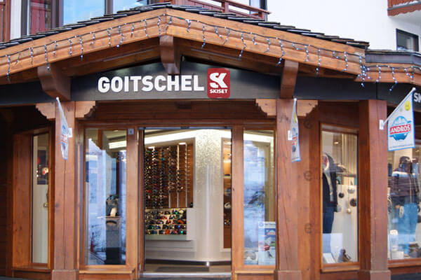 Extérieur d'un magasin Goitschel Sport